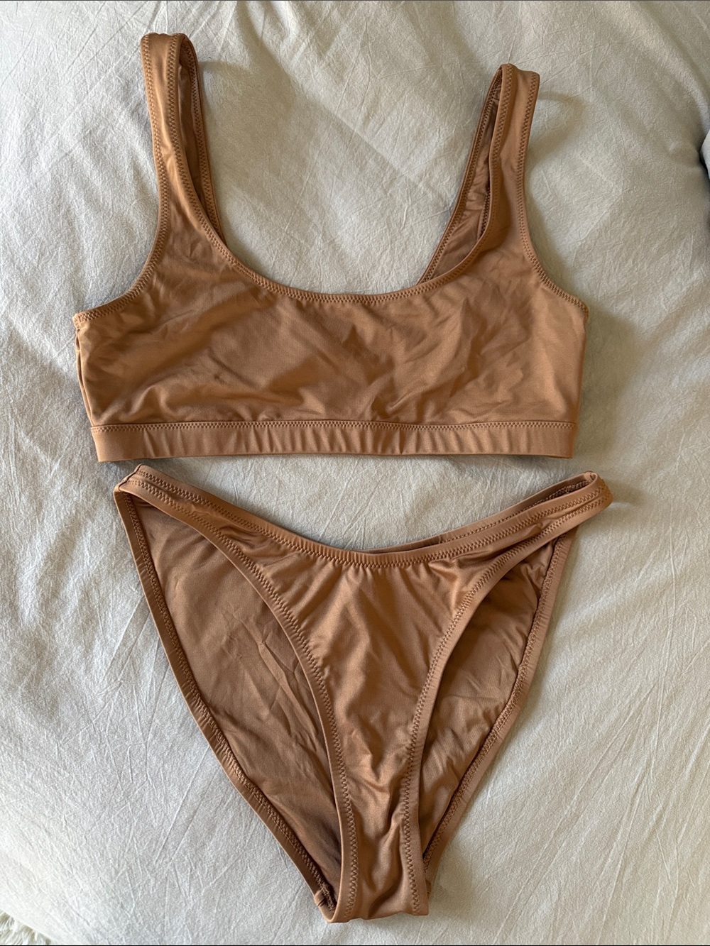 Skims Women’s Bikini Set in Camel